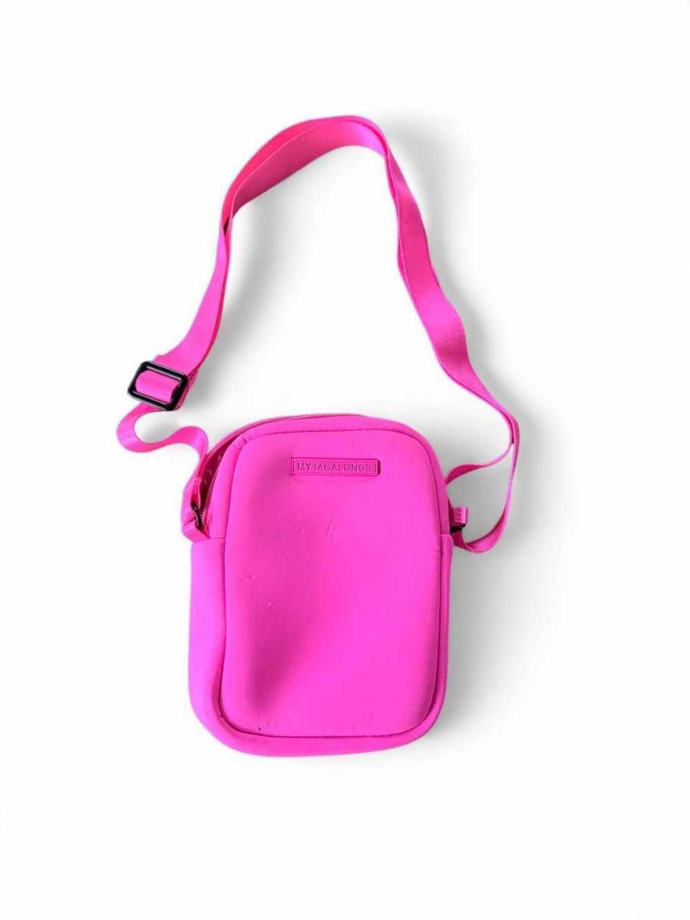 Hot Pink Crossbody Bag by MYTAGALONGS